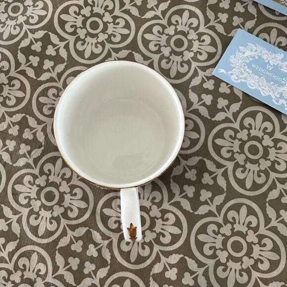 Wedgwood Archive Collection Wild Rose Black Bone‎ China Coffee mug NEW rare! - Picture 6 of 11